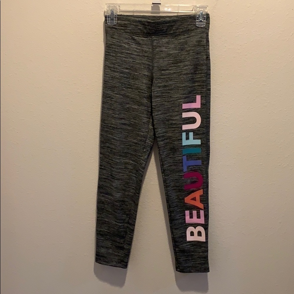 Girls Gap Gray Leggings XL. Waist&Inseam 24”.